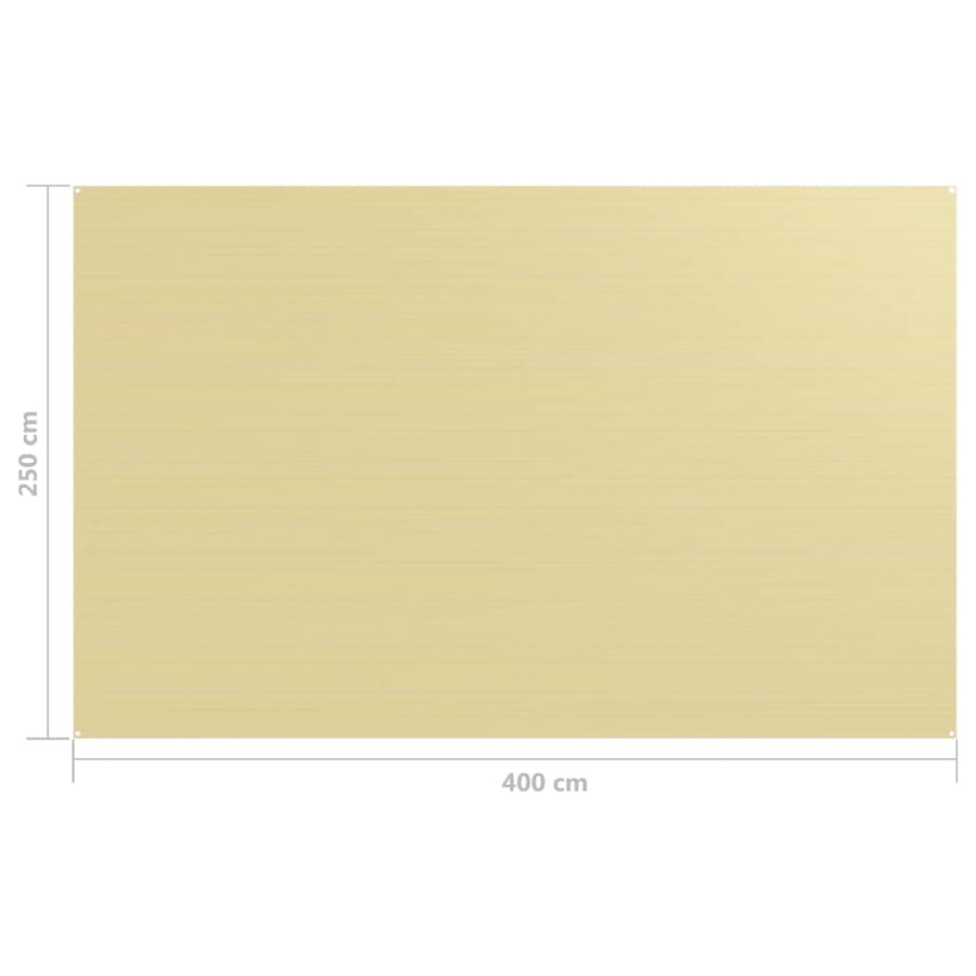 Tenttapijt 250x400 cm beige 250 x 400 cm