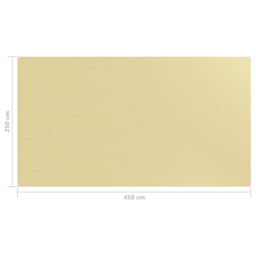 Tenttapijt Beige 250 x 450 cm