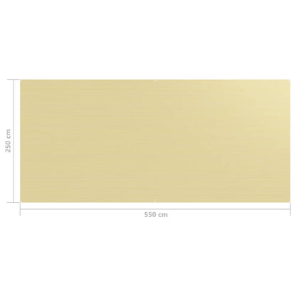 Tenttapijt Beige 250 x 550 cm