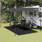 Tenttapijt 200x400 cm zwart HDPE