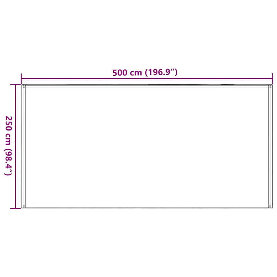 Tenttapijt Bruin 250 x 500 cm