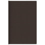 Tenttapijt 400x400 cm bruin HDPE