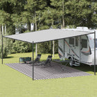 Tenttapijt 400x600 cm HDPE antraciet wit