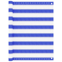 Balkonscherm Hdpe Blauw En Wit 90 x 400 cm