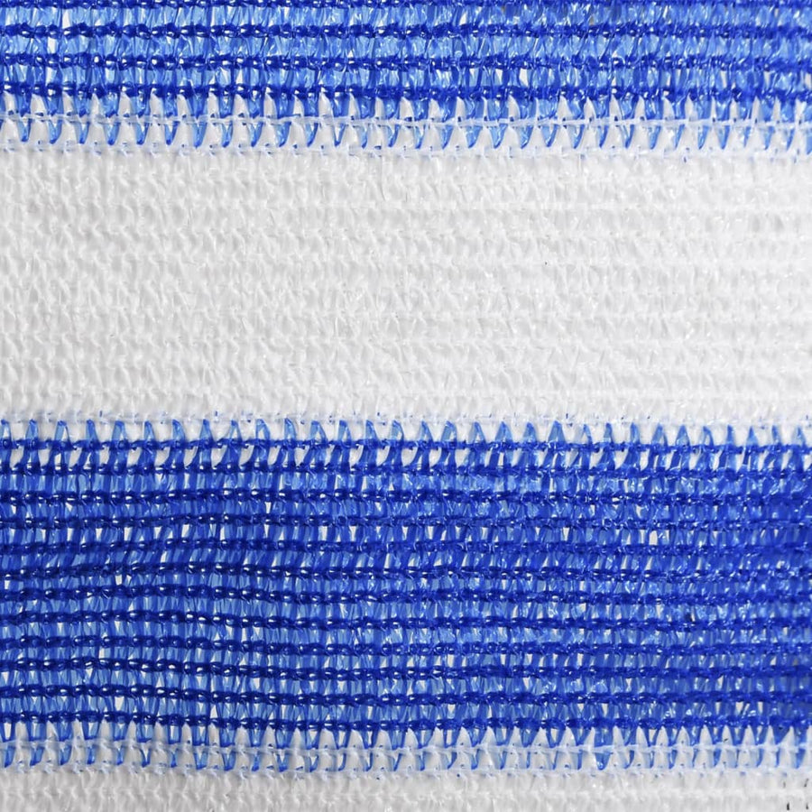 Balkonscherm Hdpe Blauw En Wit 90 x 400 cm