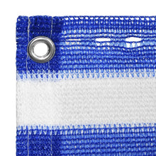 Balkonscherm Hdpe Blauw En Wit 120 x 400 cm