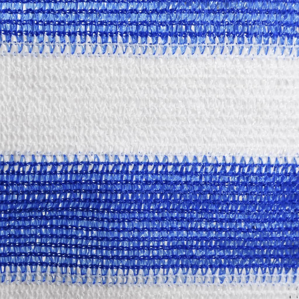 Balkonscherm Hdpe Blauw En Wit 120 x 400 cm