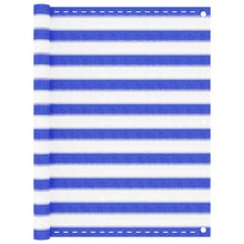 Balkonscherm Hdpe Blauw En Wit 120 x 500 cm