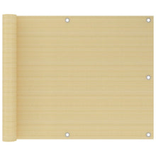 Balkonscherm Hdpe Beige 75 x 300 cm