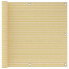 Balkonscherm Hdpe Beige 90 x 300 cm