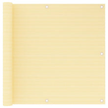Balkonscherm Hdpe Beige 90 x 600 cm