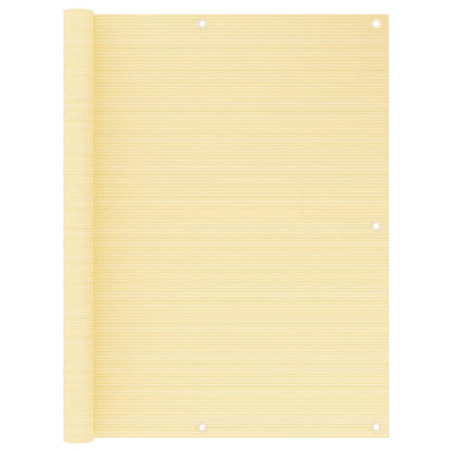Balkonscherm Hdpe Beige 120 x 300 cm