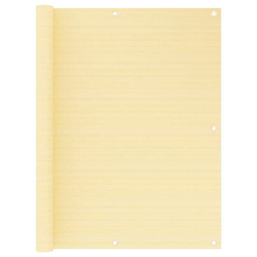 Balkonscherm Hdpe Beige 120 x 300 cm