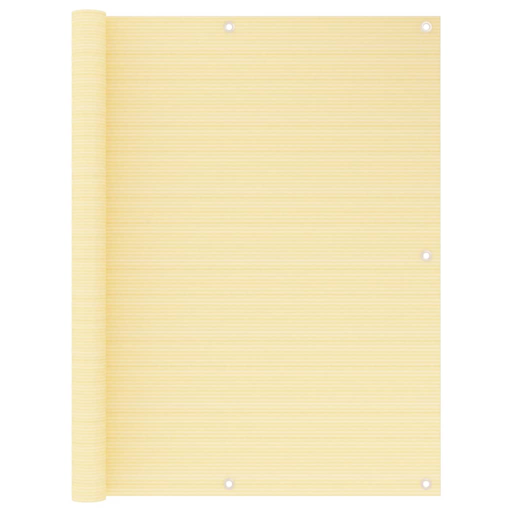 Balkonscherm Hdpe Beige 120 x 500 cm