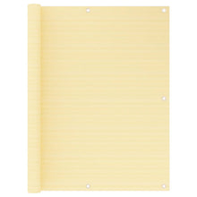 Balkonscherm Hdpe Beige 120 x 500 cm