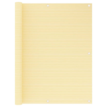 Balkonscherm Hdpe Beige 120 x 500 cm