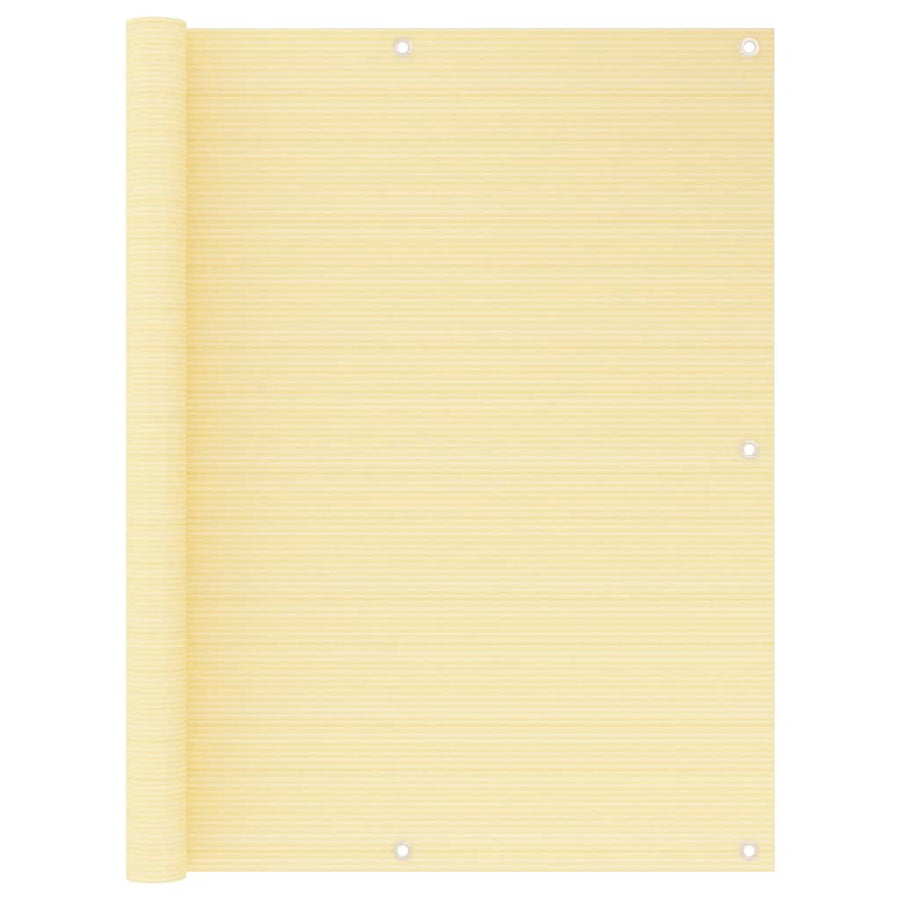 Balkonscherm Hdpe Beige 120 x 500 cm