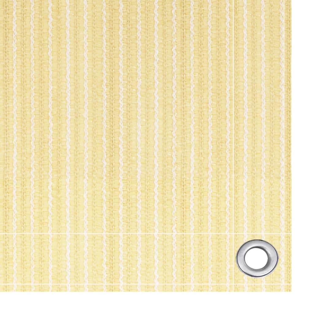 Balkonscherm Hdpe Beige 120 x 500 cm