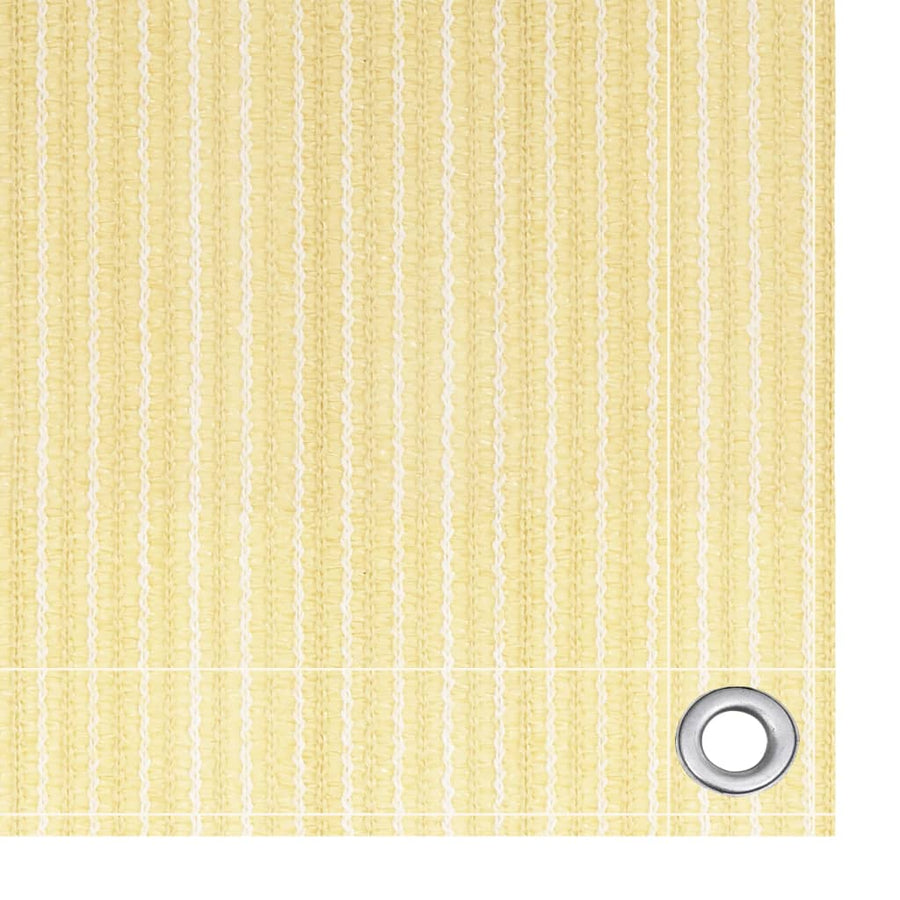 Balkonscherm Hdpe Beige 120 x 500 cm