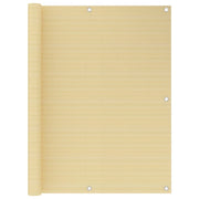 Balkonscherm HDPE 120x600 cm beige