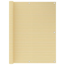Balkonscherm Hdpe Beige 120 x 600 cm