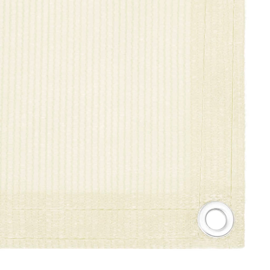 Balkonscherm Hdpe Kleurig Crème 75 x 300 cm