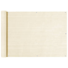 Balkonscherm Hdpe Kleurig Crème 75 x 400 cm