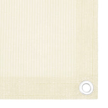 Balkonscherm Hdpe Kleurig Crème 75 x 500 cm