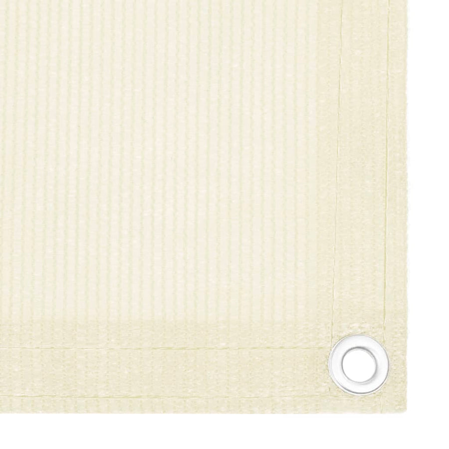 Balkonscherm Hdpe Kleurig Crème 90 x 300 cm