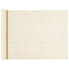 Balkonscherm Hdpe Kleurig Crème 90 x 400 cm