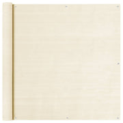 Balkonscherm 120x300 cm HDPE crème