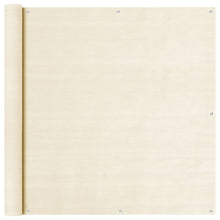 Balkonscherm Hdpe Kleurig Crème 120 x 300 cm