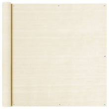 Balkonscherm 120X500 Cm Hdpe Crèmekleurig