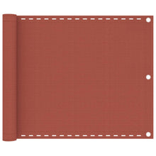 Balkonscherm 75X300 Cm Hdpe Terracottakleurig Terracotta