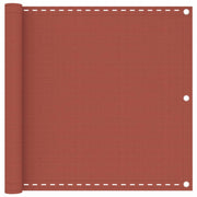 Balcony privacy screen 90x300 cm HDPE terracotta