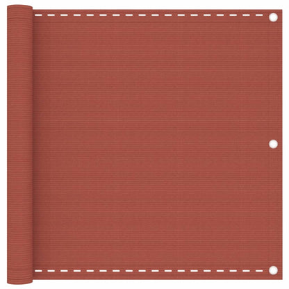 Balkonscherm Hdpe Kleurig Terracotta 90 x 300 cm