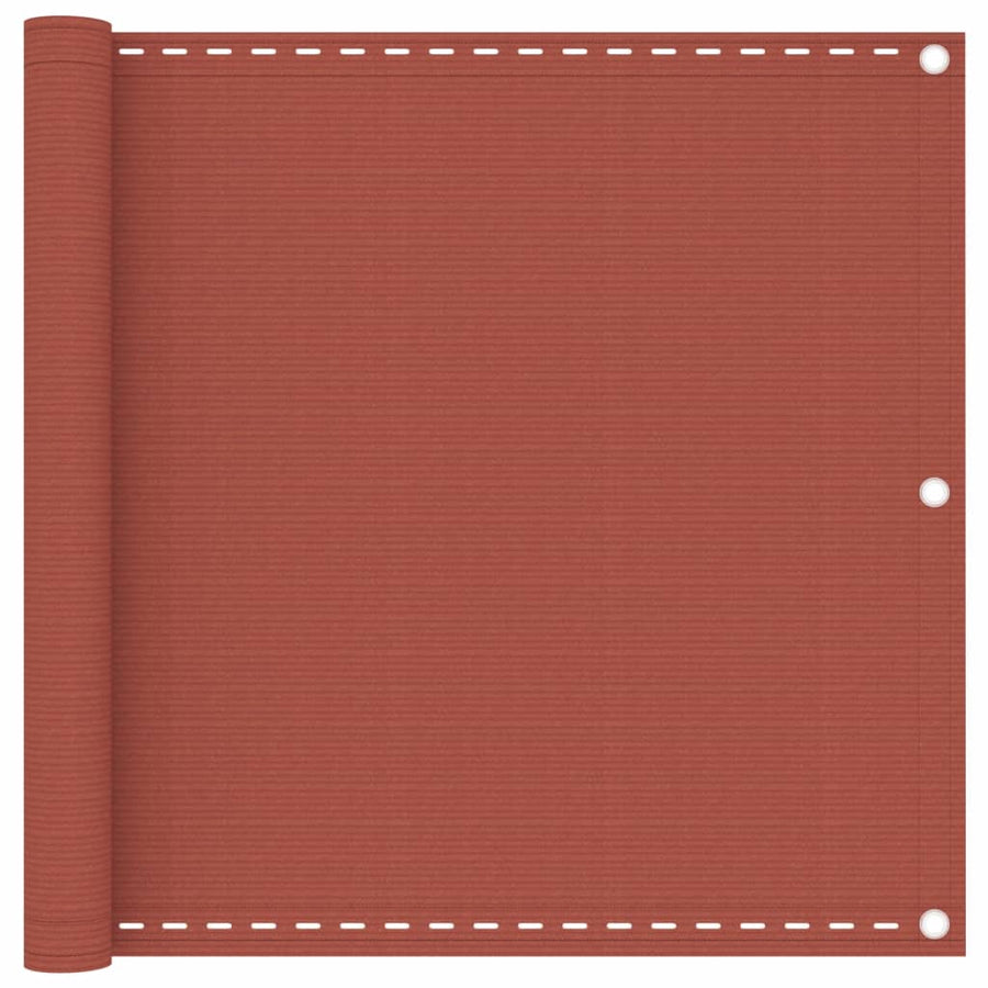 Balkonscherm Hdpe Kleurig Terracotta 90 x 300 cm