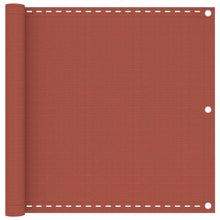 Balkonscherm Hdpe Kleurig Terracotta 90 x 400 cm