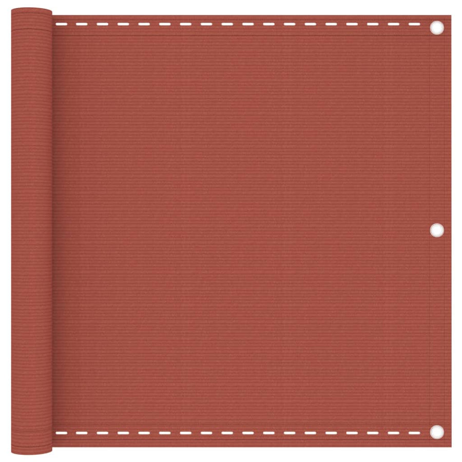 Balkonscherm Hdpe Kleurig Terracotta 90 x 400 cm