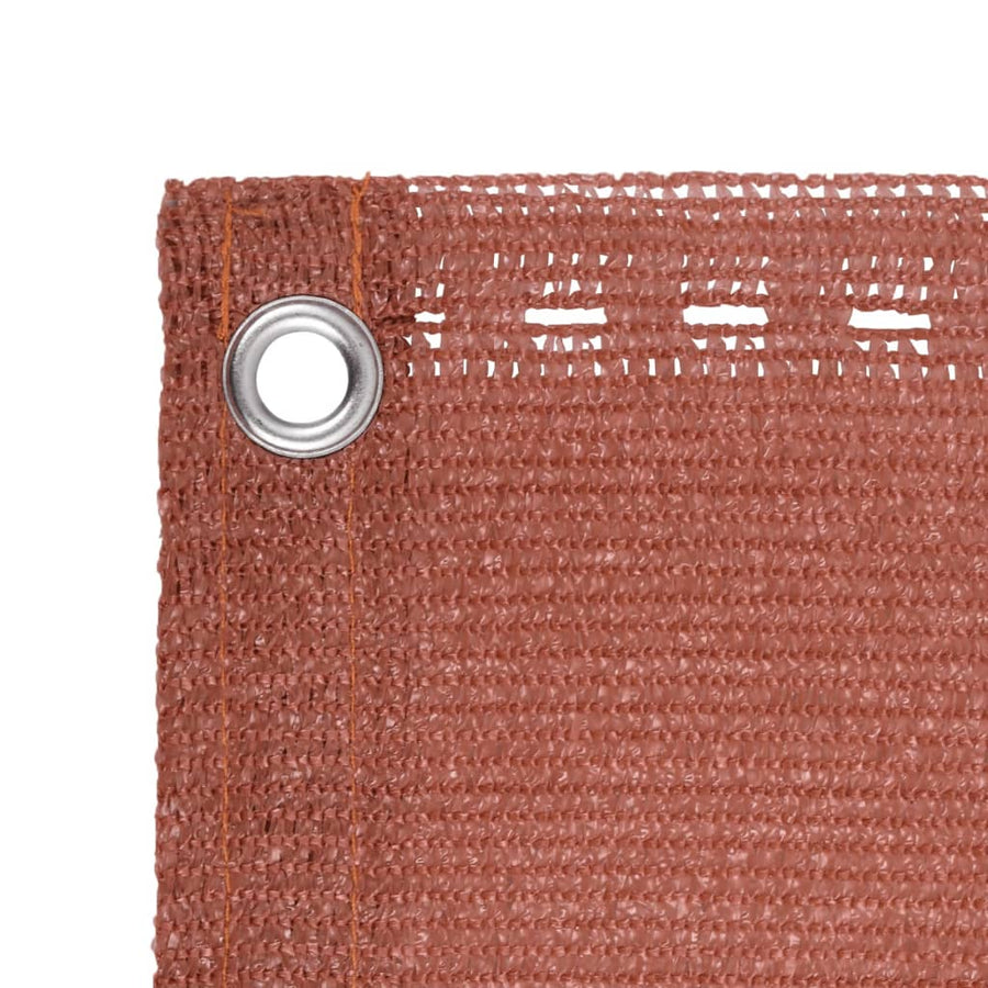 Balkonscherm Hdpe Kleurig Terracotta 90 x 500 cm