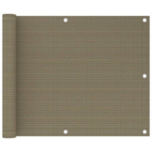 Balkonscherm Hdpe Taupe 75 x 300 cm