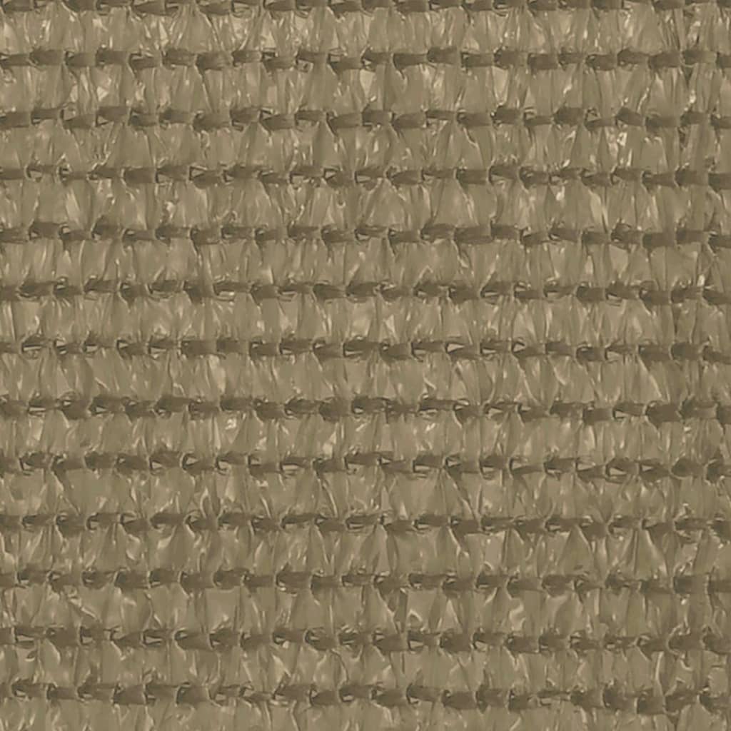 Balkonscherm Hdpe Taupe 75 x 500 cm