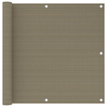Balkonscherm Hdpe Taupe 90 x 300 cm