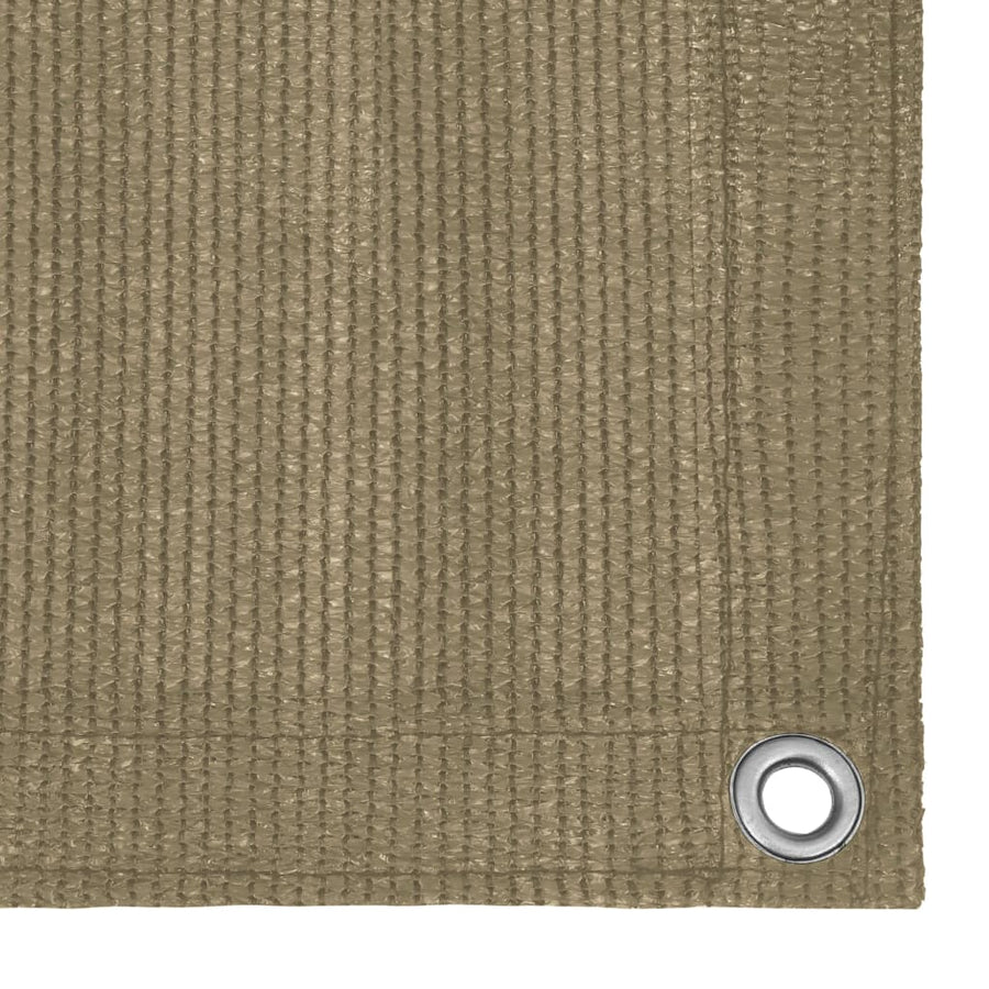 Balkonscherm Hdpe Taupe 90 x 300 cm