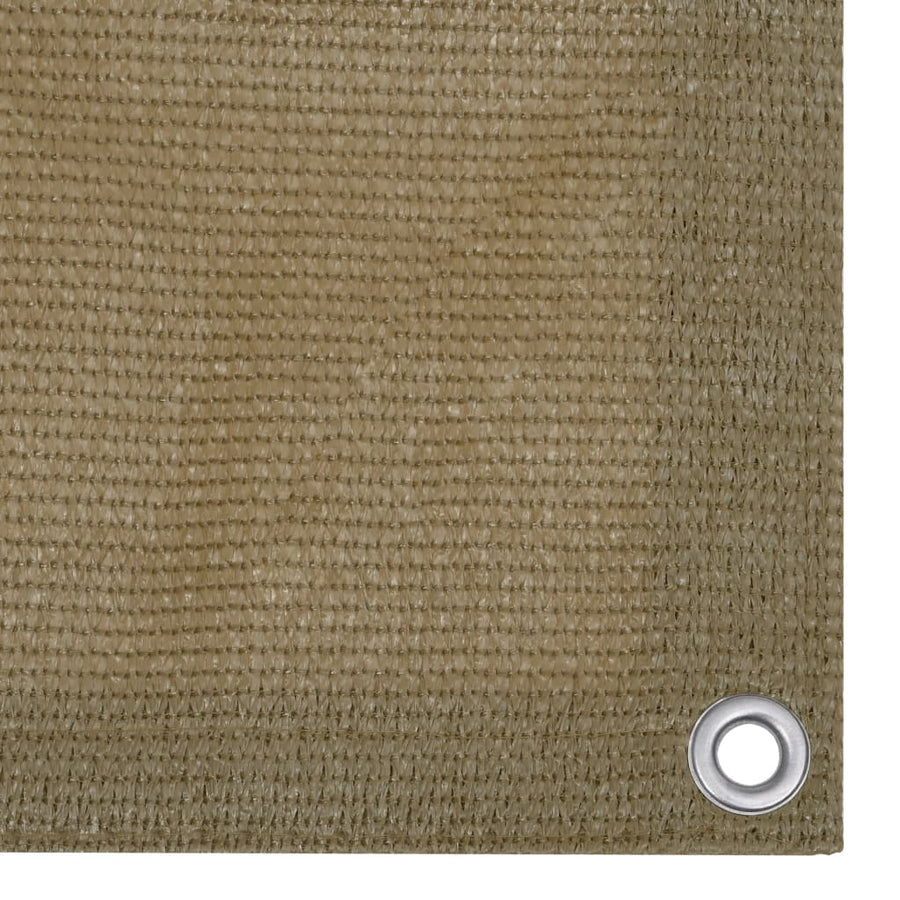 Balkonscherm Hdpe Taupe 90 x 500 cm