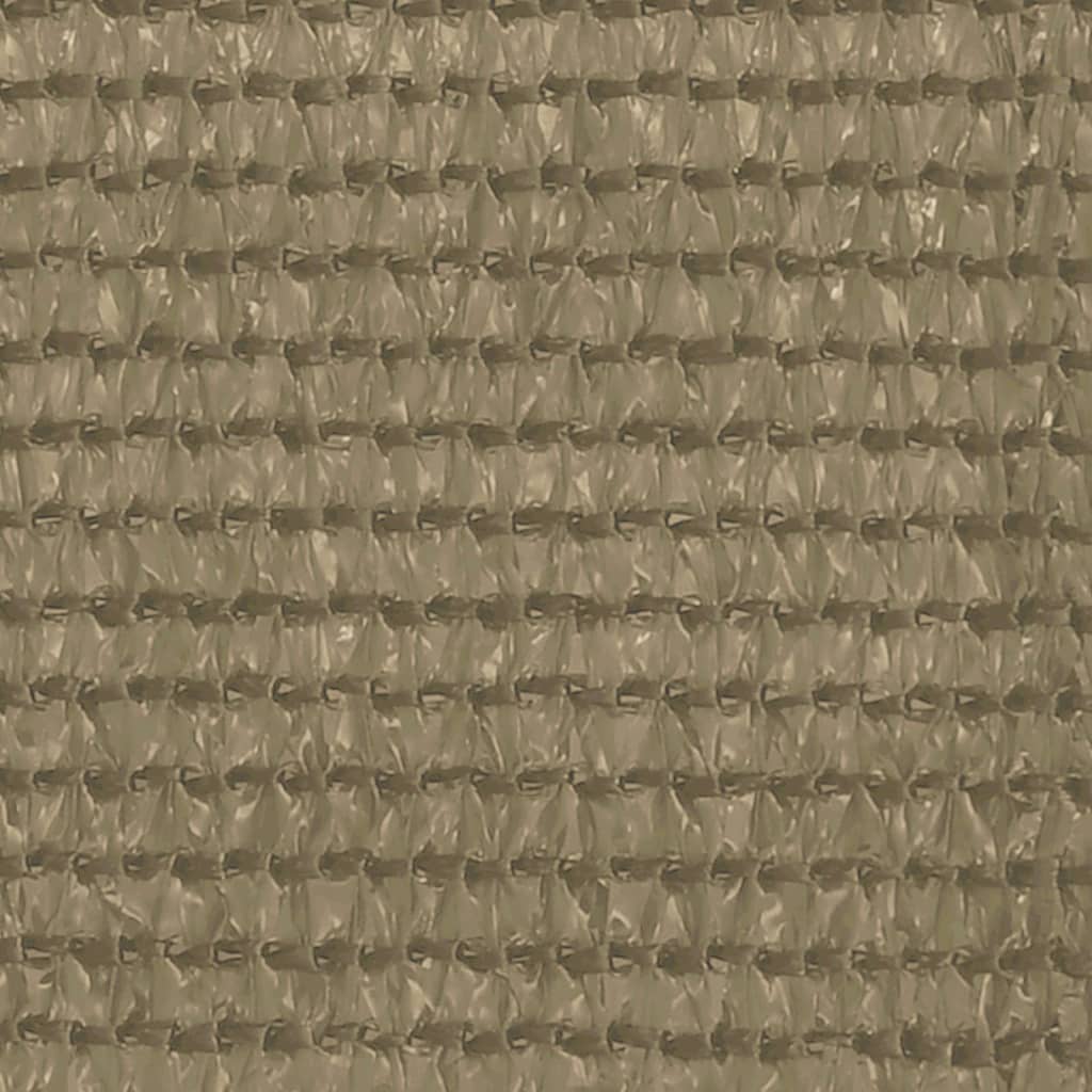 Balkonscherm 120x500 cm HDPE taupe