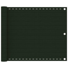 Balkonscherm Hdpe Donkergroen 75 x 300 cm