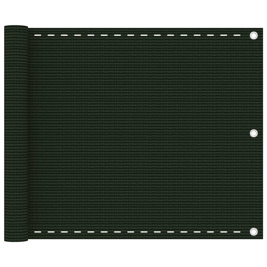 Balkonscherm Hdpe Donkergroen 75 x 300 cm