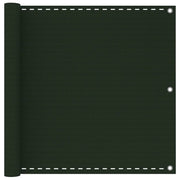 Balcony Screen 90x300 cm HDPE dark green