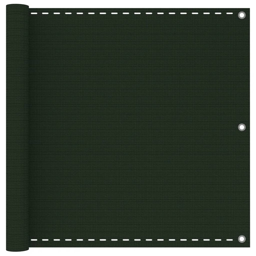 Balkonscherm Hdpe Donkergroen 90 x 300 cm